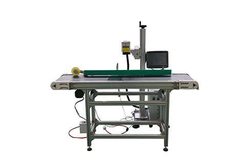 領(lǐng)秀激光飛行式流水線光纖激光打標(biāo)機(jī)